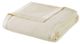 Olliix by True North by Sleep Philosophy Micro Fleece Ivory Twin Blanket-0