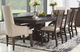 Elements International Stone Cream/Smokey Dark Ash Dining Chair-2
