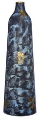 A & B Home Blue/Gold Decorative Flower Vase-0