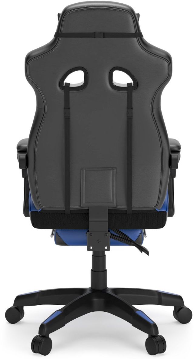 Signature Design by Ashley® Lynxtyn Black/Blue Office Swivel Desk Chair-4