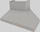Vent-A-Hood® 54" Stainless Steel Euro-Style Wall Mounted Range Hood-5