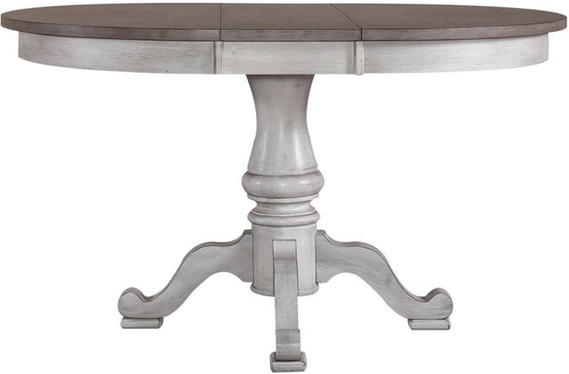 Liberty Furniture Ocean Isle 5-Piece Antique White/Weathered Pine Dining Set-1