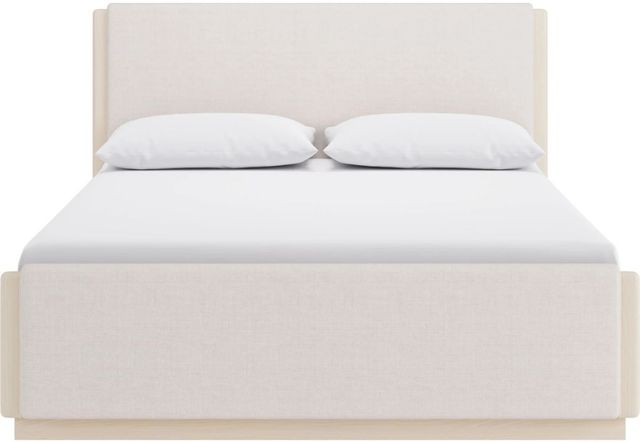 Modus Furniture Wallen White Sand Eastern King Upholstered Bed-2