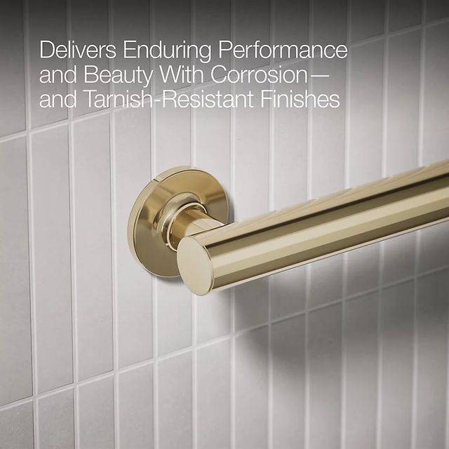 KOHLER® Purist® Vibrant French Gold 48" Grab Bar-4