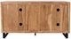 Jofran Inc. Geometrix Natural 3-Door Accent Cabinet-4