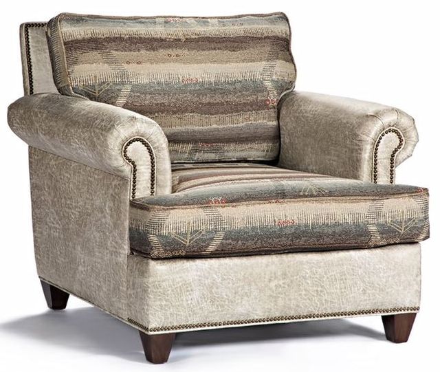 Marshfield Furniture Benjamin Beige/Brown/Off-White Chair-0