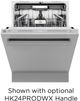 Bertazzoni 24" Fingerprint Resistant Stainless Steel Top Control Built In Dishwasher-3