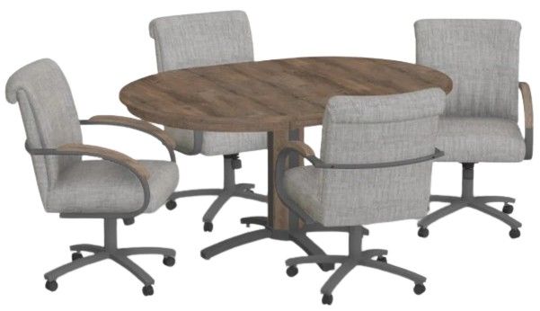 Chromcraft Customizable Easton Porter 5-Piece Dining Set-0