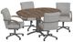 Chromcraft Customizable Easton Porter 5-Piece Dining Set-0