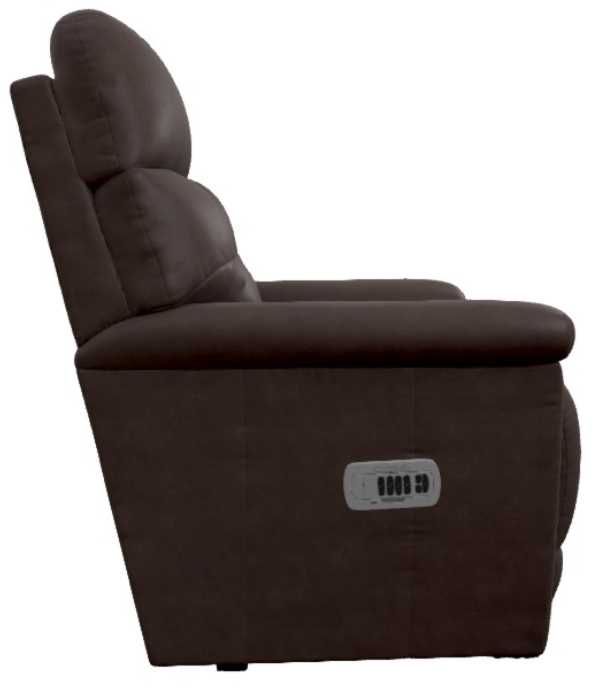La-Z-Boy® Fulton Walnut Leather Power Wall Recliner with Headrest and Lumbar-3
