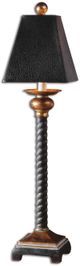 Uttermost® Bellcord Matte Black Buffet Lamp-0