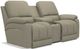 La-Z-Boy® Greyson Teak Power Reclining Loveseat with Console-1
