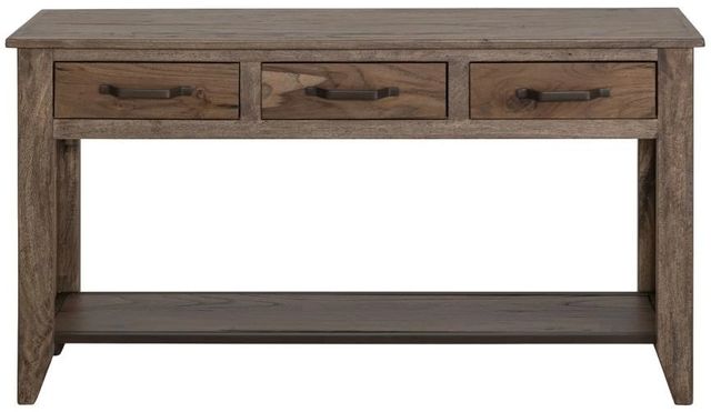 International Furniture Direct Natural Teca Brown Sofa Table-2