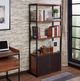 ACME Furniture Sara Sandy Black/Walnut Bookshelf-4