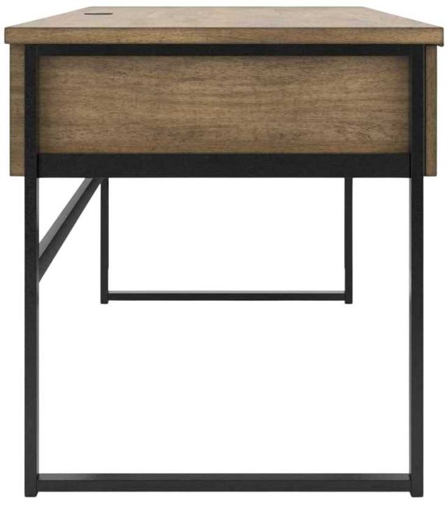 Signature Design by Ashley® Montia Gunmetal/Light Brown Home Office Desk-2