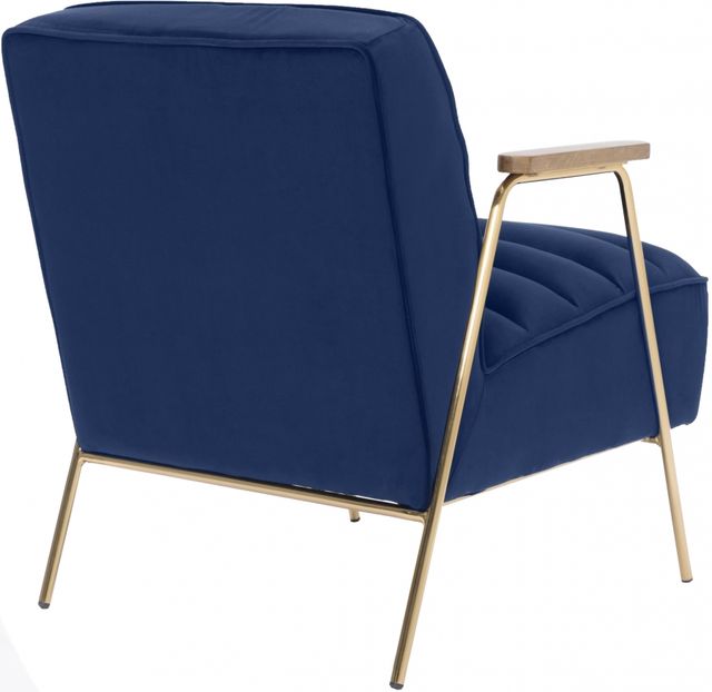 Meridian Furniture Woodford Navy Velvet Accent Chair-3