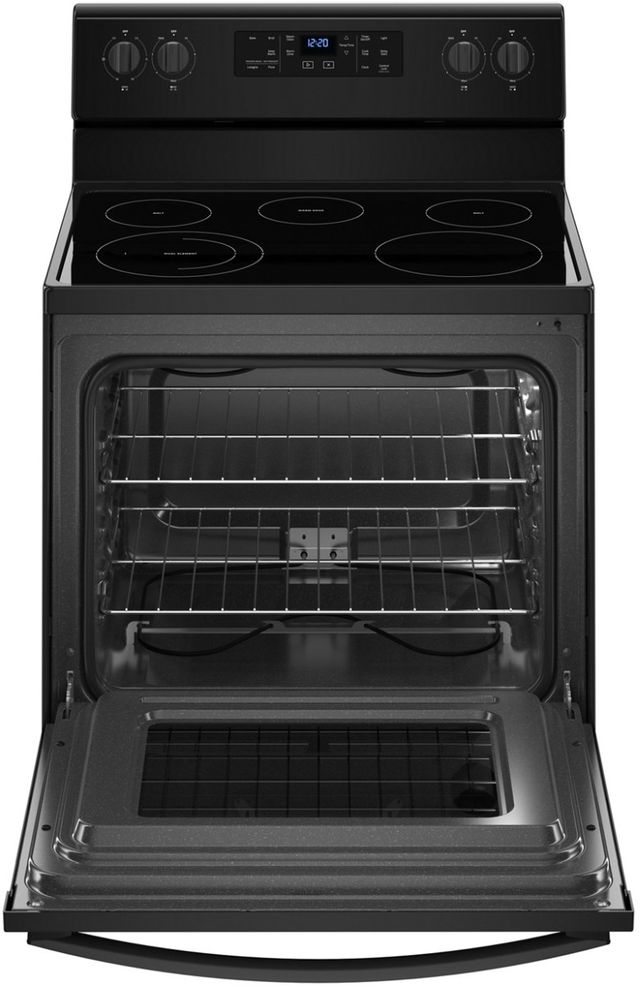 Whirlpool® 30" Black Free Standing Electric Range-1