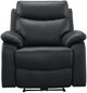 Mazin Furniture Wembley Black Manual Reclining Chair-1