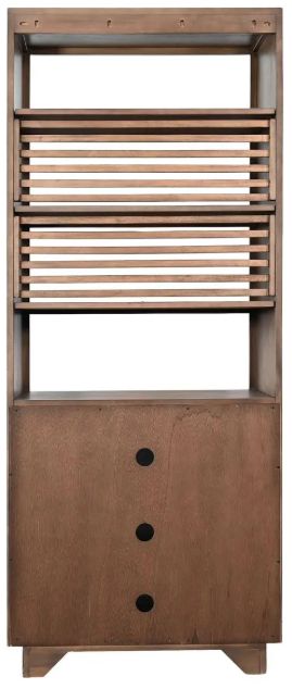 Sunny Designs™ Doe Valley Buckskin Slat Media Pier Cabinet-4