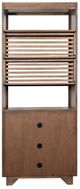 Sunny Designs™ Doe Valley Buckskin Slat Media Pier Cabinet-4