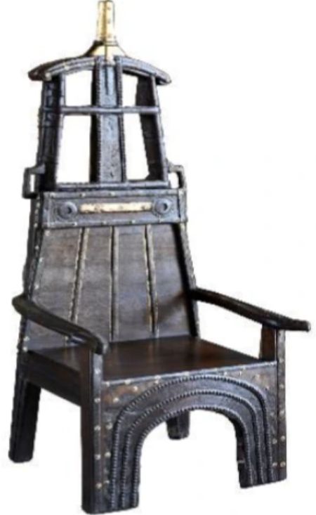 Jaipur Furniture Wdn Brown Tribal King Chair-0
