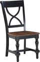 Winners Only® Torrance Brown/Ebony Dining Side Chair-0