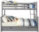 ACME Furniture Haley II Gray Youth Twin/Full Storage Bunk Bed-0
