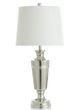 Stylecraft Polished Nickle/White Table Lamp -0