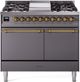 Ilve® Nostalgie II Series 40" Graphite Matte Pro Style Dual Fuel Range-0