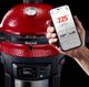 Kamado Joe® Konnected Joe™ 18" Red Freestanding Charcoal Grill-2