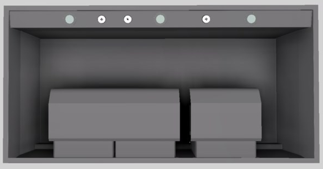 Vent-A-Hood® Designer Series 48" Gunsmoke Wall Mounted Range Hood-3