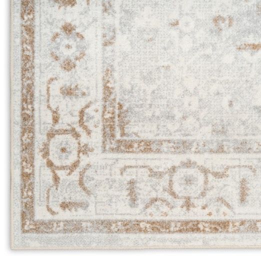 Nourison Home™ Astra Machine Gray Gold 5'x7' Area Rug-2