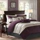 Olliix by Madison Park Purple King Palmer 7 Piece Comforter Set-3