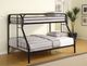 Coaster® Morgan Black Twin/Full Bunk Bed-1