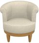Best® Home Furnishings Customizable Attica Swivel Chair with Honey Birch Legs-1
