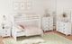 Elements International Hampton Kids White Youth Twin/Full Loft Bed with Ladder-1