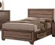 Coaster® Kauffman Washed Taupe California King Left Drawer-3