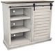 American Heartland Manufacturing Rustic Two Tone Dela Verria/Driftwood Tall Quaint Shutter TV Stand-0