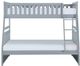 Mazin Furniture Orion Gray Twin/Full Bunk Bed-0