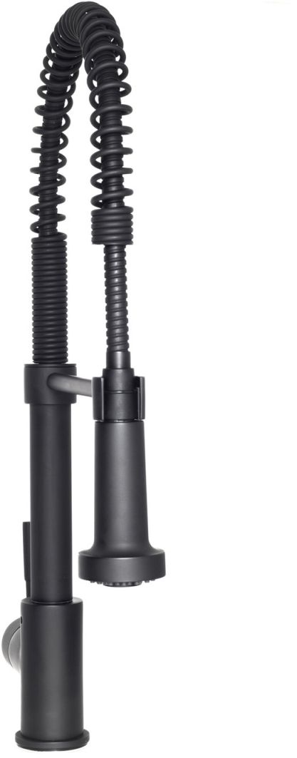 ZLINE Autograph Edition Apollo Matte Black Pull Down Spring Single Handle Kitchen Faucet-3