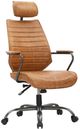 Moe's Home Collection Executive Cognac Swivel Office Chair-0