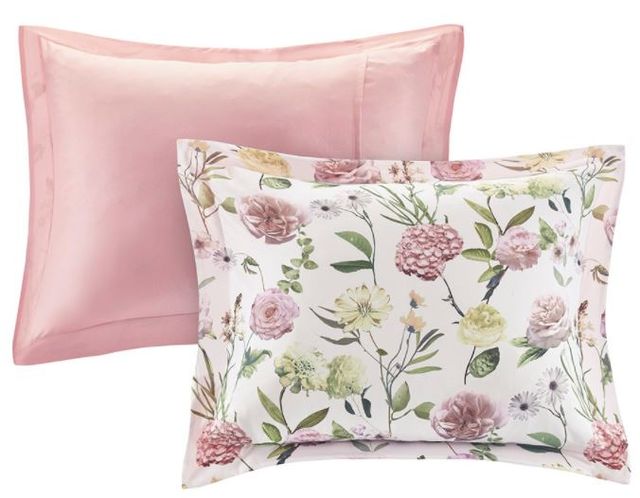 Olliix by Intelligent Design Ashley Blush Queen Comforter and Sheet Set-1