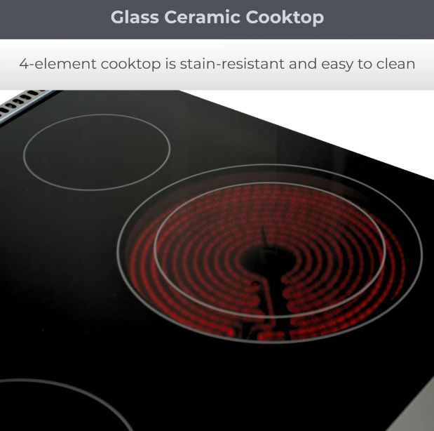 Kenmore® PRO 30" Stainless Steel Freestanding Electric Range with True Convection-3