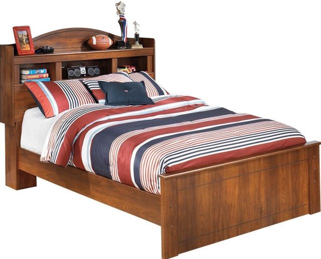 Signature Design by Ashley® Barchan 4-Piece Medium Brown Full Youth Bookcase Bed Set-1
