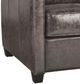 Campio Furniture Legacy Leather Domenic Dark Purple Chair-1