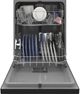 GE® 24" Black Built-In Dishwasher with Front Controls-4