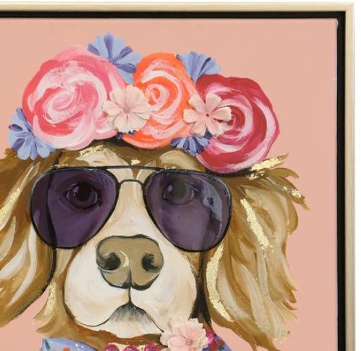 Stylecraft Glitzy Golden Wall Art-1
