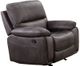 Mazin Furniture Easton Grey Upholstered Rocker Recliner-0