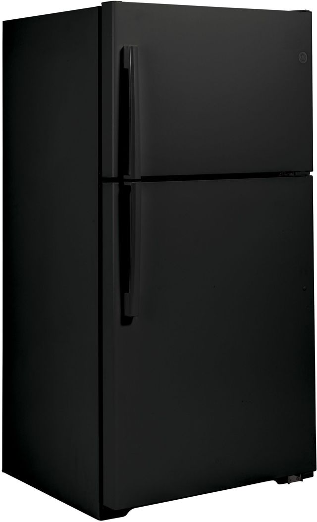 GE® 33 in. 21.9 Cu. Ft. Black Top Freezer Refrigerator-3