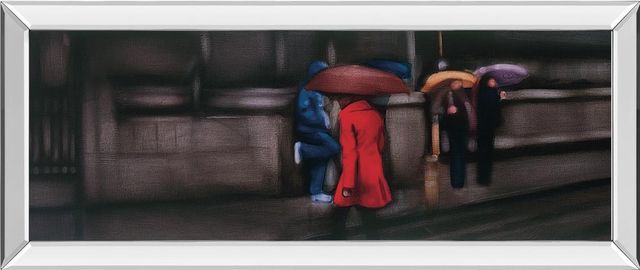 Classy Living Xavier Visa Down on the Street 18"W Wall Art-0